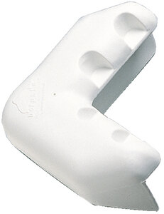 CORNER BUMPER (DOCK EDGE) 9" x 9" x 3 5/8" White